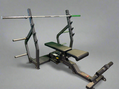 Fully Adjustable Olympic Bench Press, Full Incline & Decline (New)