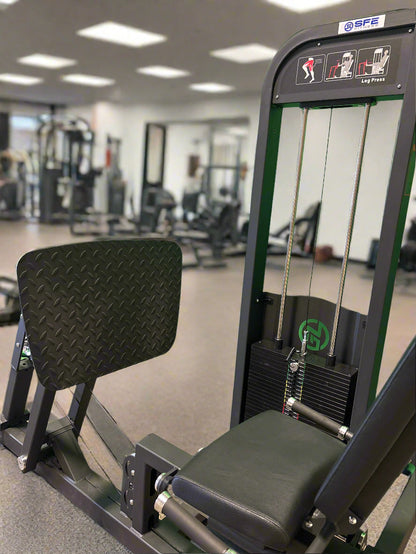 Selectorized Horizontal Leg Press with 250lb weight stacks (New)