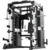 Smith Machine Built for Versatile Strength Training, All-In-One Design, Durable Steel Frame, Multi-Function
