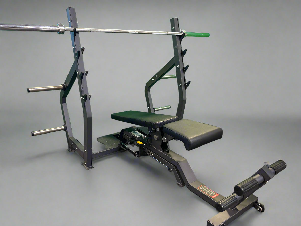 Fully Adjustable Olympic Bench Press, Full Incline & Decline (New)