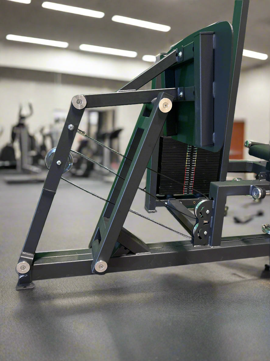 Selectorized Horizontal Leg Press with 250lb weight stacks (New)