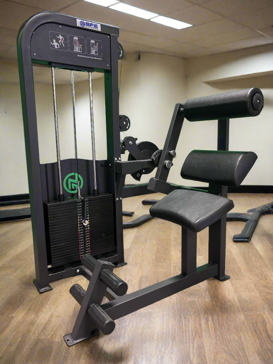 Selectorized Back & Ab Combo Machine w/ 250LB weight stack (New)