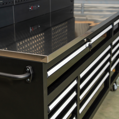 Overhead Pro Special Edition HD 72x79x25 inch Rolling Tool Chest and Workbench