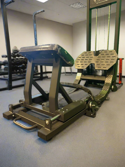 Selectorized Hip Thrust Glute Machine w/ 250lb Weight Stack (New)