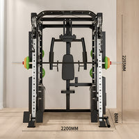 Smith Machine Built for Versatile Strength Training, All-In-One Design, Durable Steel Frame, Multi-Function